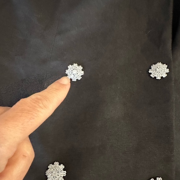 VTG Lichi Exquisite Blazer Dress Princess Dianna Vibes XS Ornate Stone buttons - Picture 8 of 16